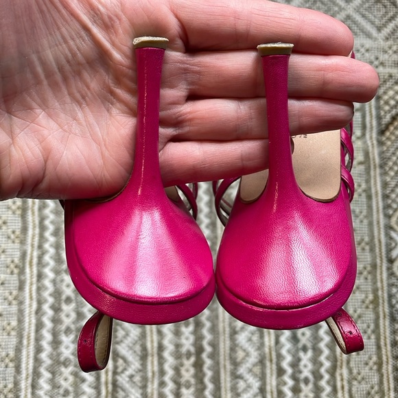 Jimmy Choo slingback pointed pumps magenta pink - Picture 9 of 10